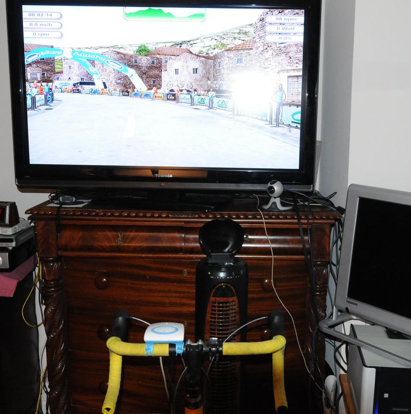 Tacx trainer setup
