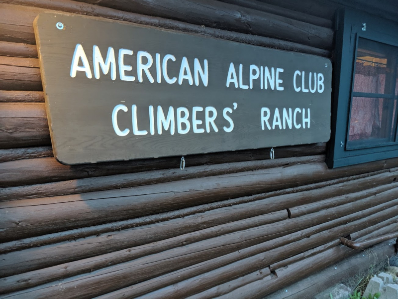 Climbers ranch sign