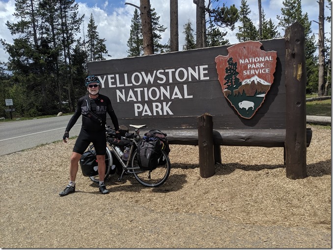entering Yellowstone