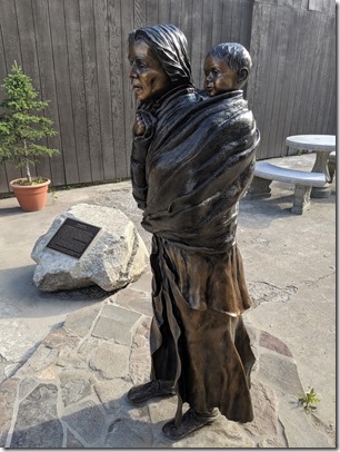 Sacajawea bronze