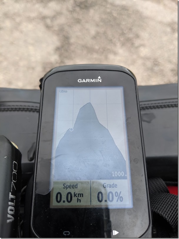 Garmin screen