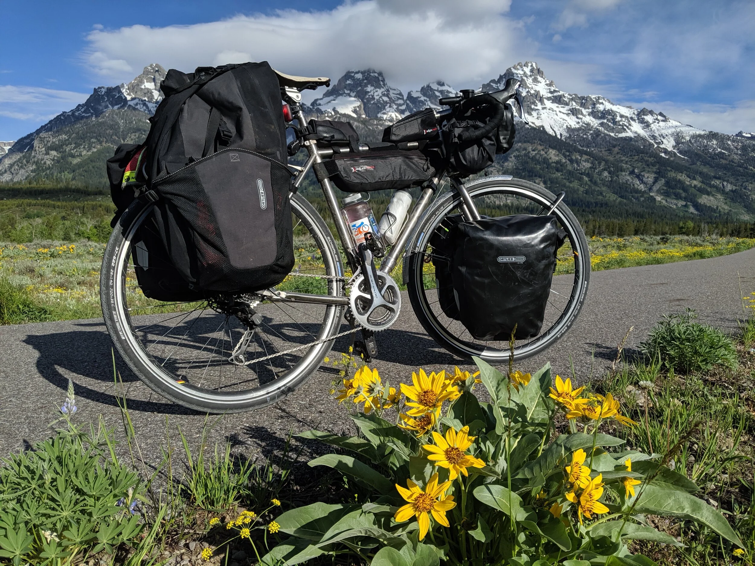  Riding out of the Ranch in June 2019, headed to Yellowstone National Park 
