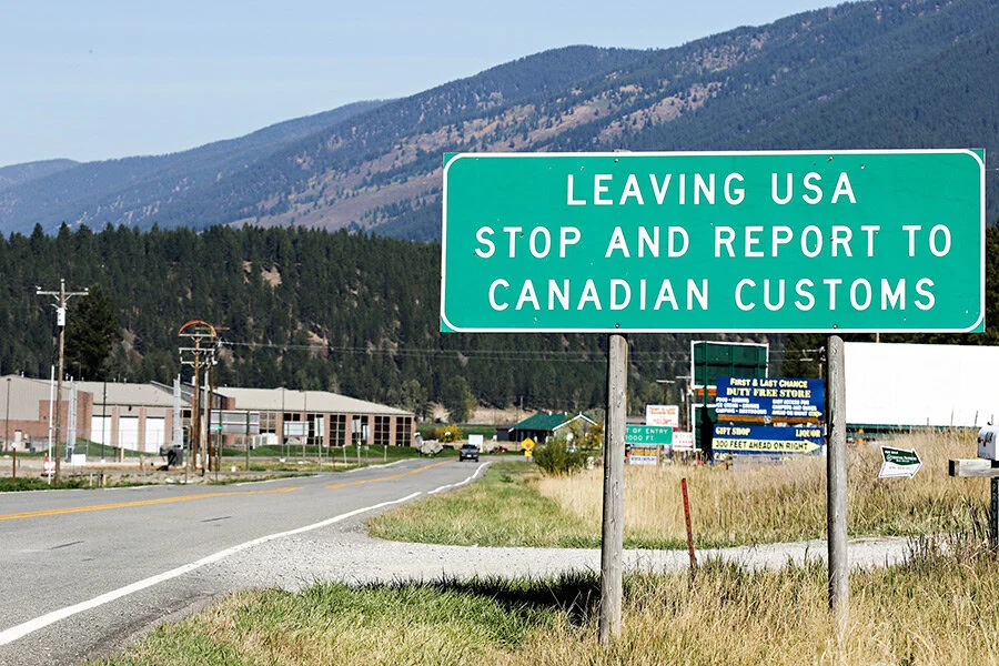 Will the Port of Roosville border crossing be open by late June? (Photo courtesy Flathead Beacon)  