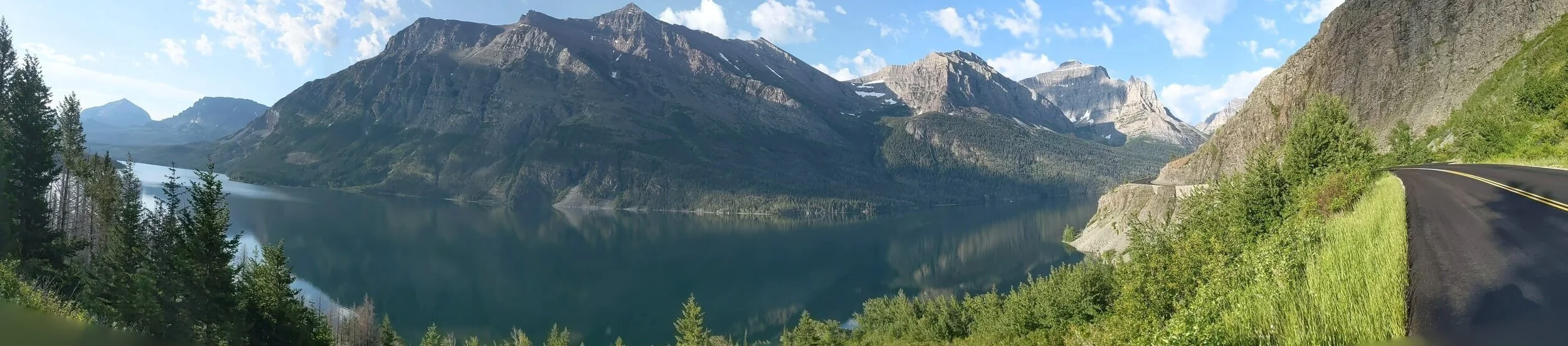  Panoramic view of St Mary Lake 