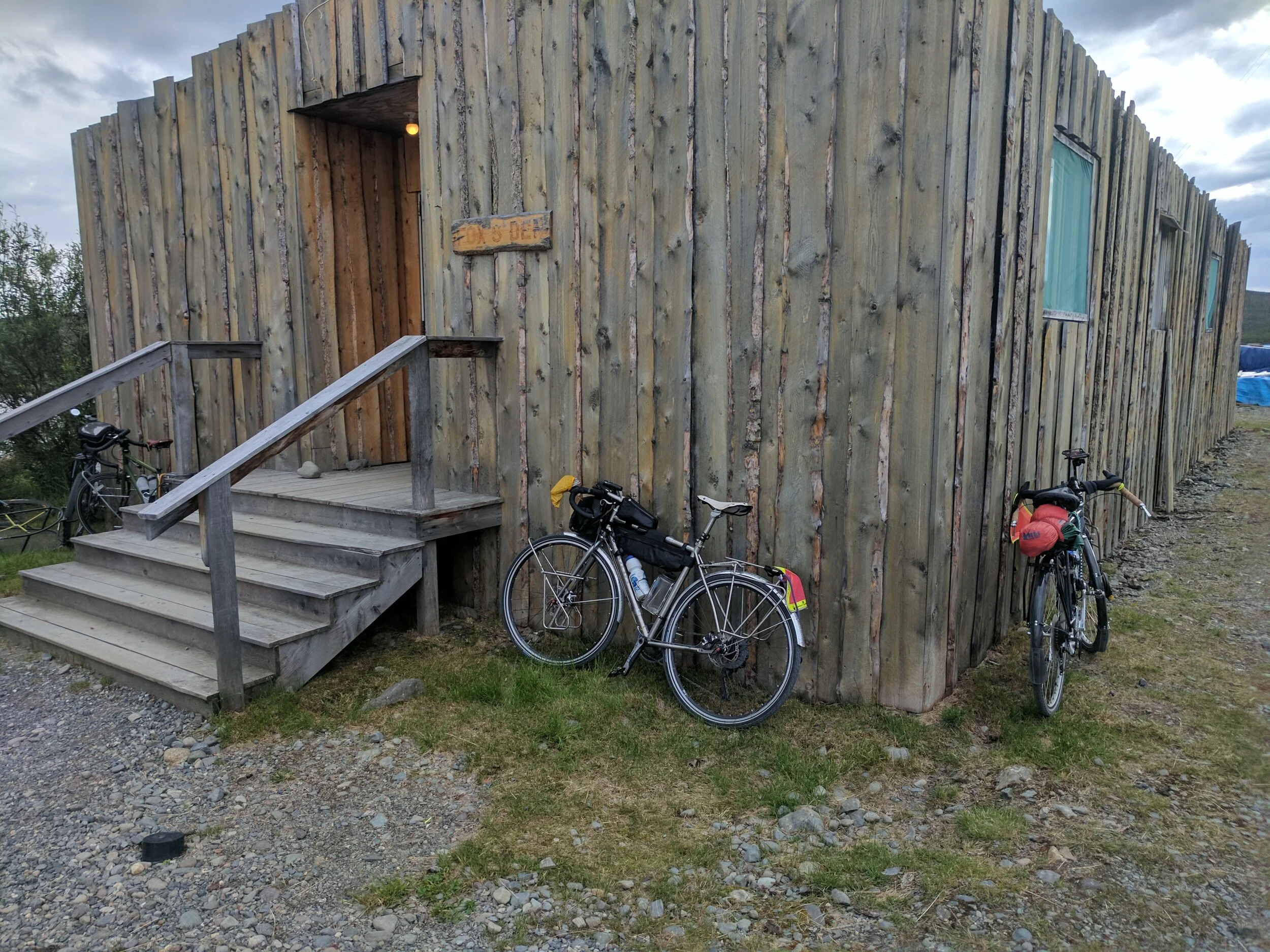  Maclaren Lodge bunk house, marginally better than a tent! 