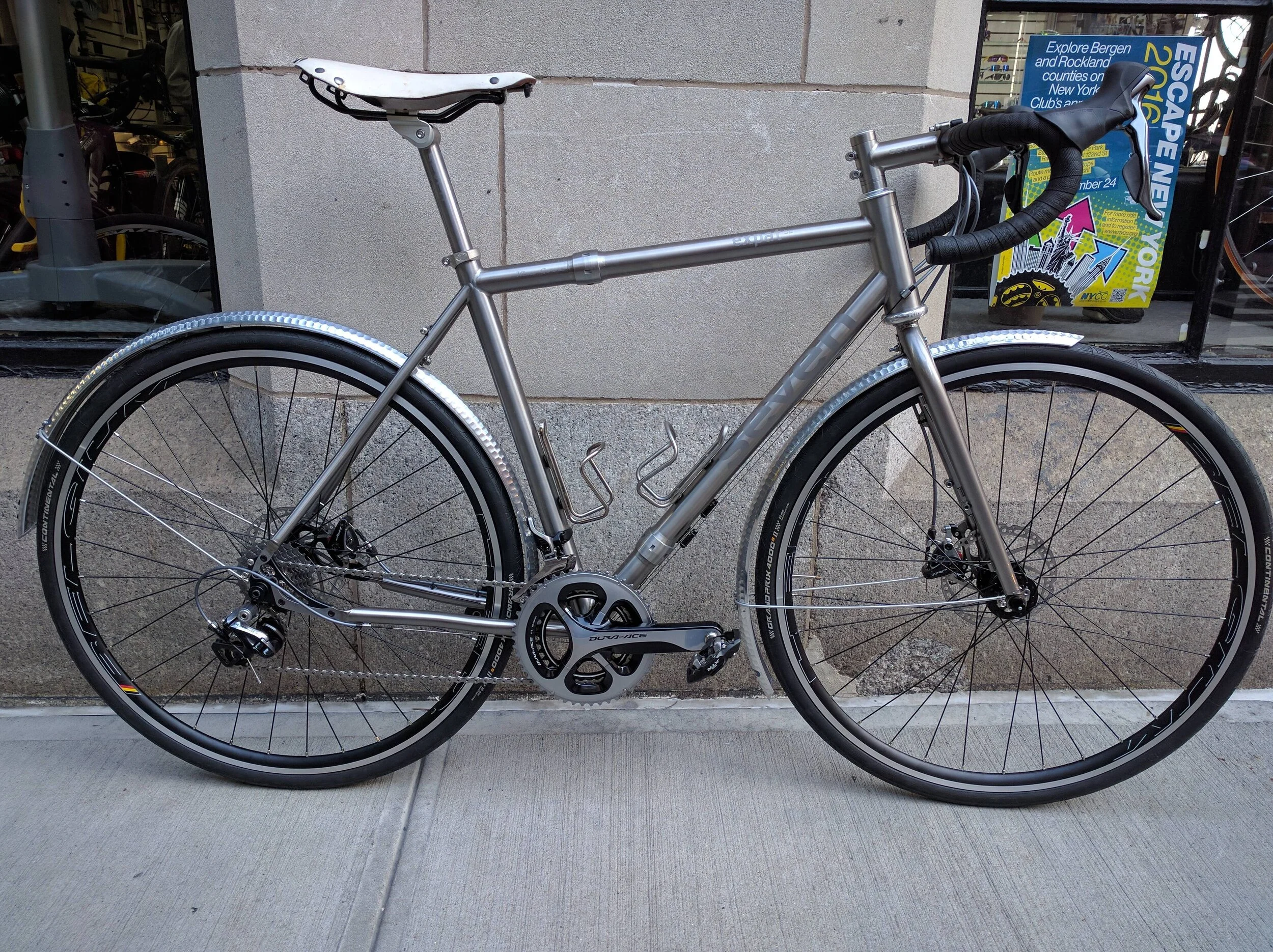  Original bike outside of Conrad’s Bike Shop in November 2016  before drivetrain modifications 